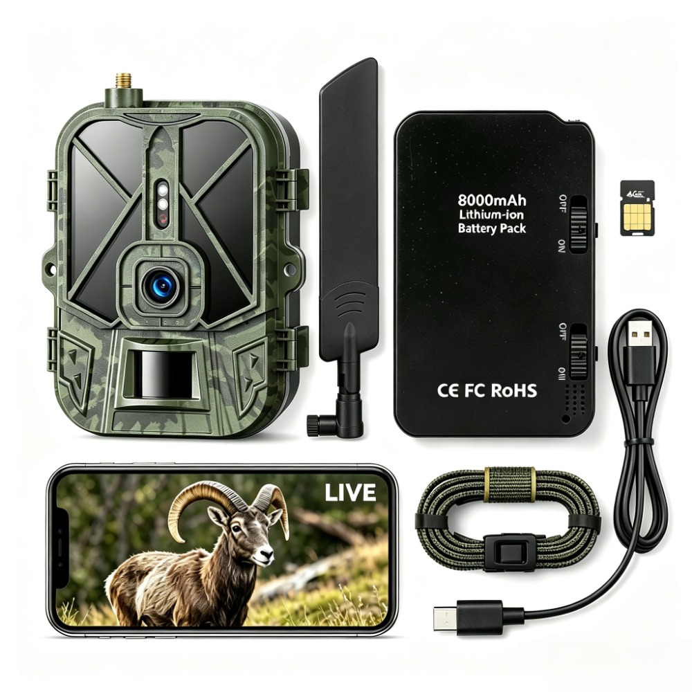 Hunting And Outdoor Shows - Caméra de chasse extérieure 4G 120MP