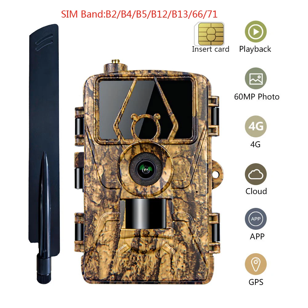 Outdoor Hunting Video Camera - Caméra infrarouge pour la surveillance, WIFI,
