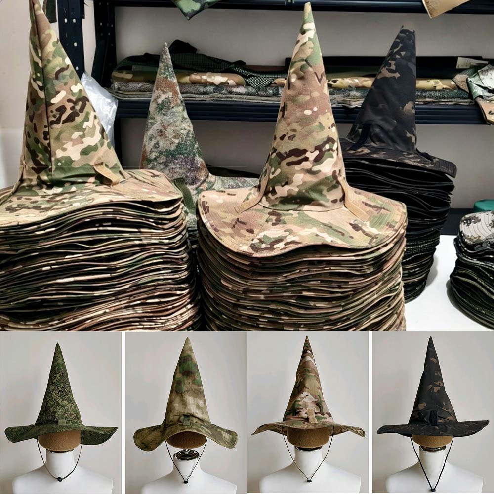 Outdoor Hunting Prints - Chapeau de sorcier tactique camouflage, chapeau
