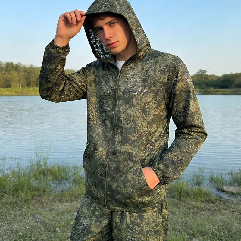 Outdoor Hunting Hoodie - Ensembles tactiques à capuche en maille