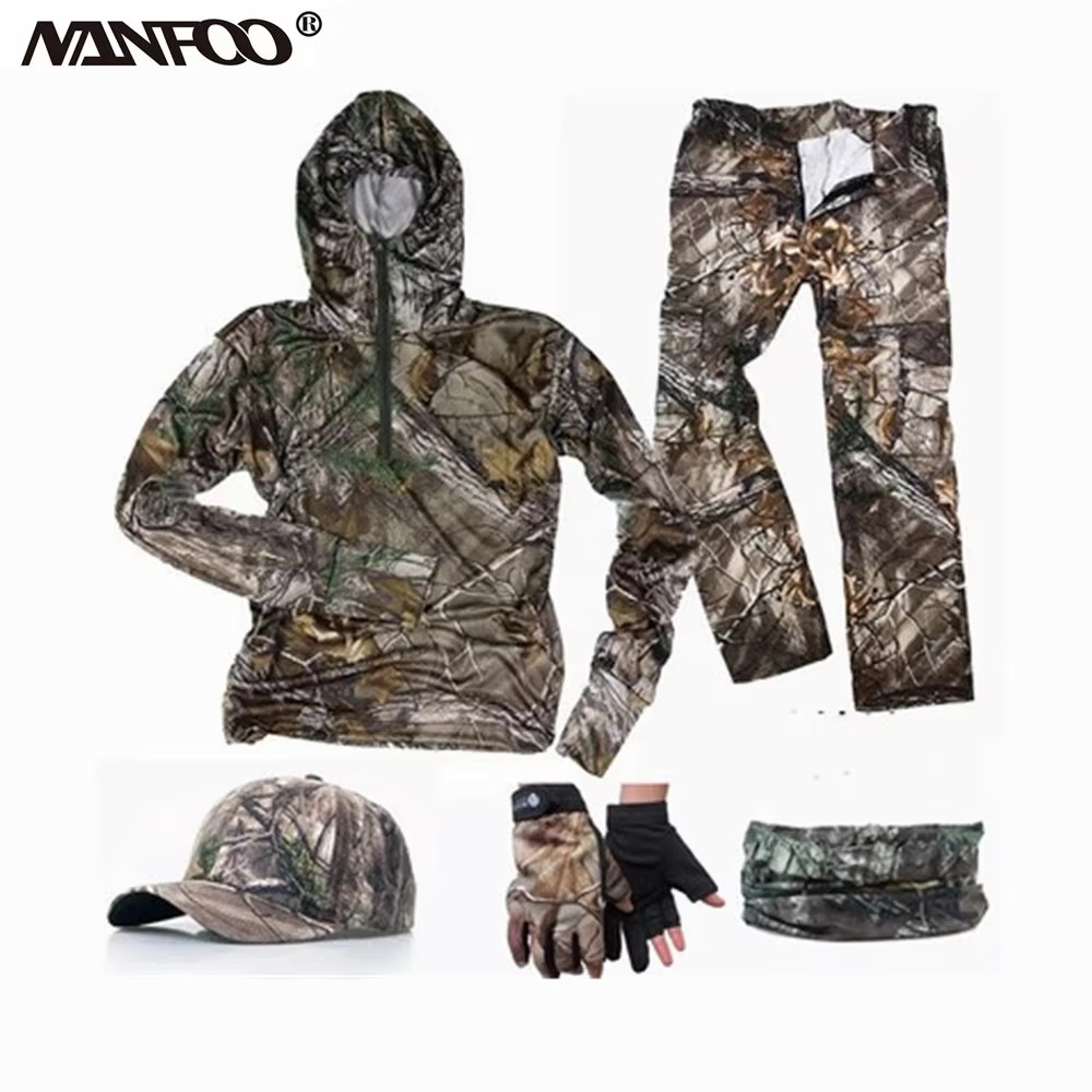 Outdoor Hunting Hoodie - Summ mince léger arbre bionique Camouflage