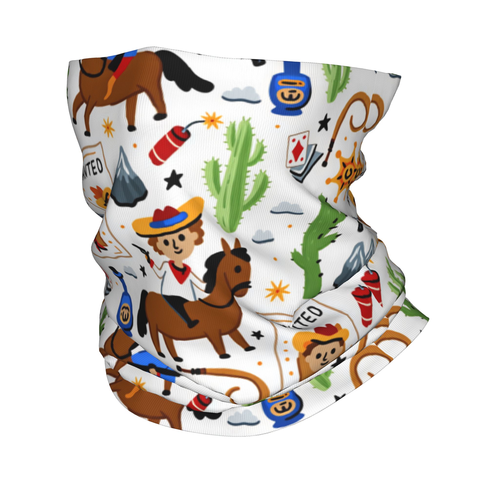 Outdoor Hunting Prints - Cagoule de cowboy western pour enfants,