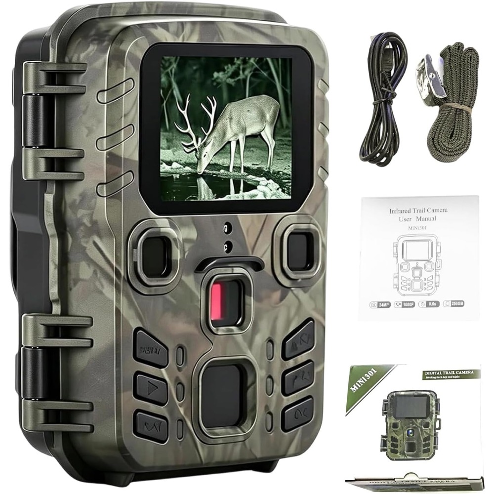 Outdoor Hunting Video Camera - Mini caméra de jeu de piste,