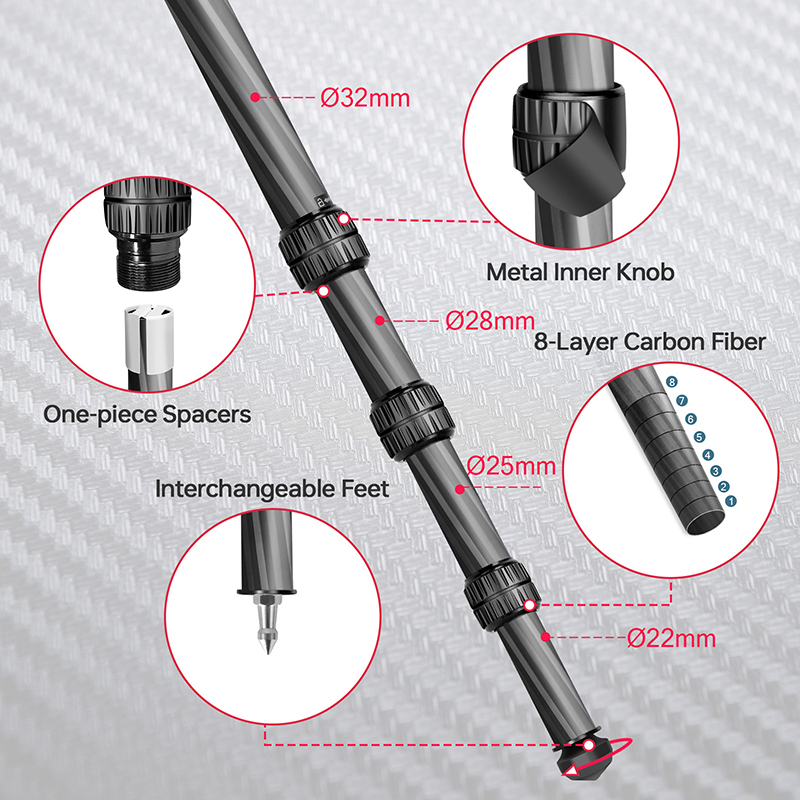 Trépieds de chasse en fibre de - Outdoor Hunting Video Camera avis et prix
