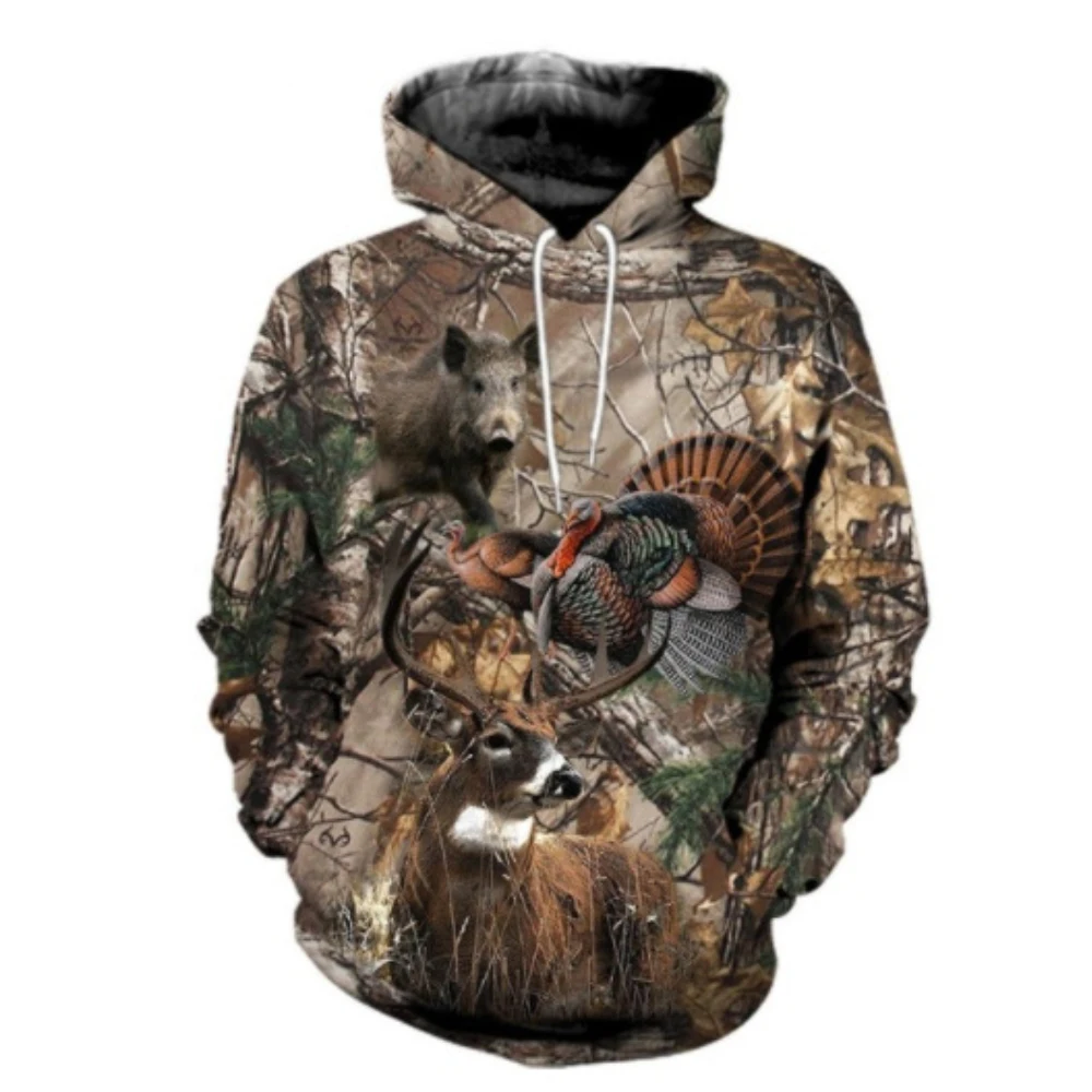 Veste à capuche en cuir chevel - Outdoor Hunting Hoodie avis et prix
