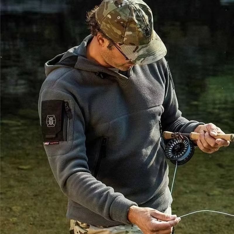 Hommes hiver thermique polaire - Outdoor Hunting Hoodie avis et prix