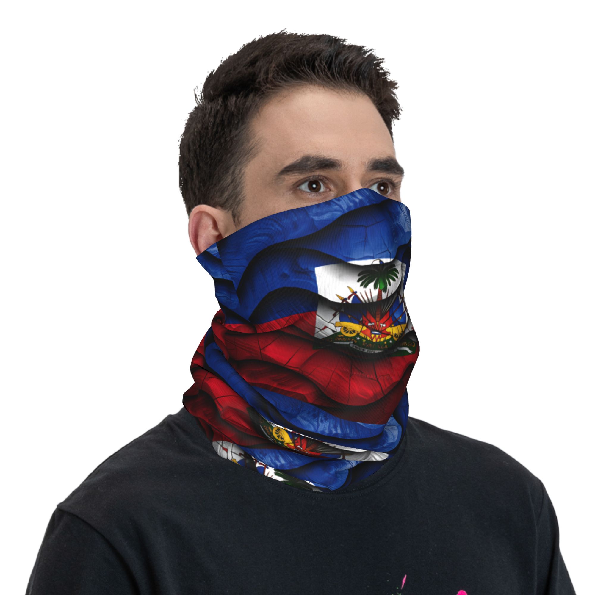 Balaclava avec drapeau d'Haïti - Outdoor Hunting Prints avis et prix