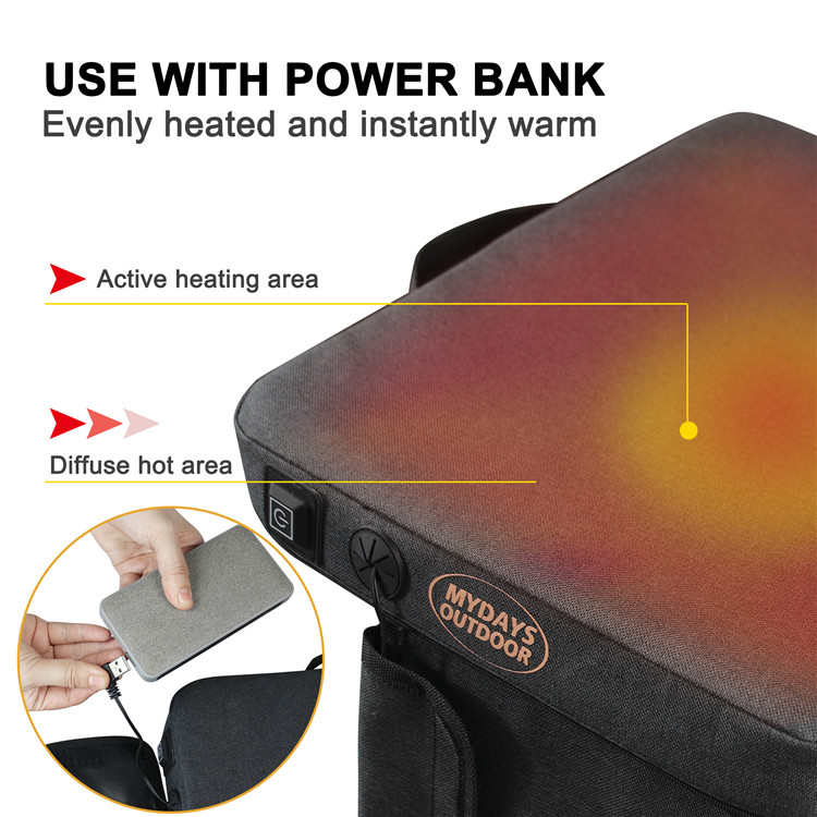 Coussin de siège chauffant USB - Hunting Outdoor Mat avis et prix