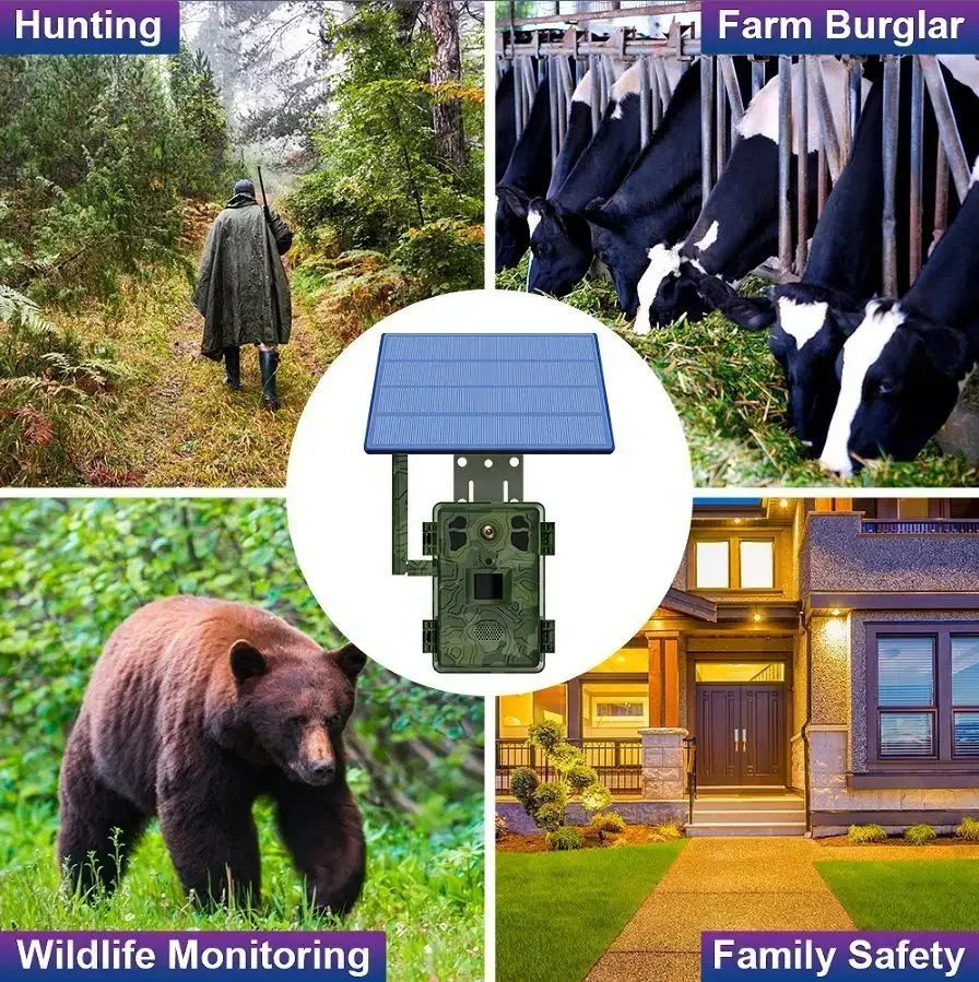 Caméra de chasse solaire, visu - Outdoor Hunting Video Camera avis et prix