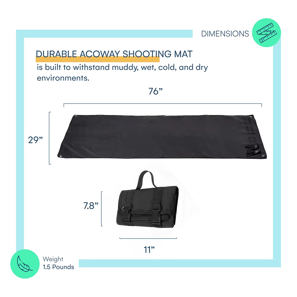 Tapis de tir enroulable pour l - Hunting Outdoor Mat avis et prix